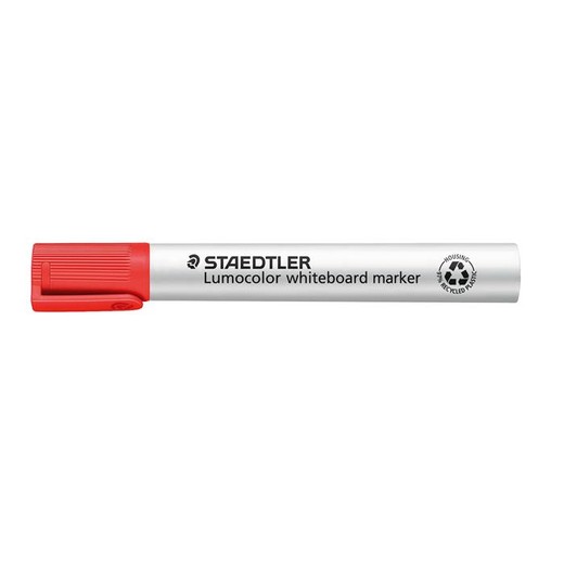 Popisovač na tabule, 2 mm, kužeľový hrot, STAEDTLER "Lumocolor 351", červený