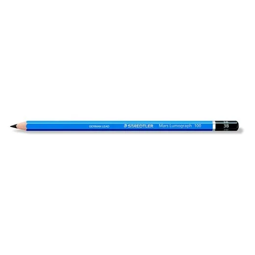 Grafitová ceruzka, 3B, šesťhranná, STAEDTLER "Mars Lumograph 100"