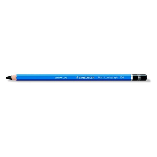 Grafitová ceruzka, 8B, šesťhranná, STAEDTLER "Mars Lumograph 100"