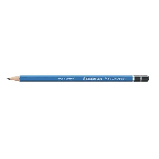 Grafitová ceruzka, B, šesťhranná, STAEDTLER "Mars Lumograph 100"