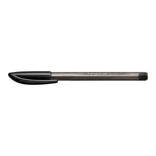 Guľôčkové pero, 0,3 mm, kužeľový hrot, STAEDTLER "Ball", čierne