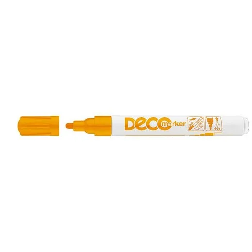 Lakový popisovač, 2-4 mm, ICO "Decomarker", oranžový