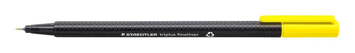 Liner, 0,3 mm, STAEDTLER "Triplus", žltý