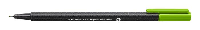 Liner, 0,3 mm, STAEDTLER "Triplus", svetlozelený