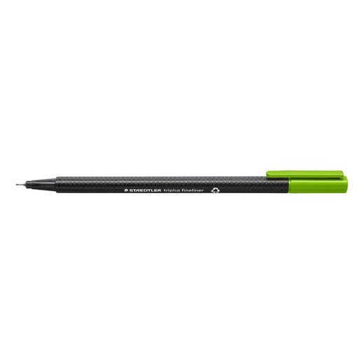 Liner, 0,3 mm, STAEDTLER "Triplus", svetlozelený
