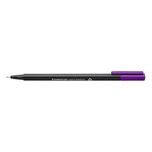 Liner, 0,3 mm, STAEDTLER "Triplus", tmavofialový