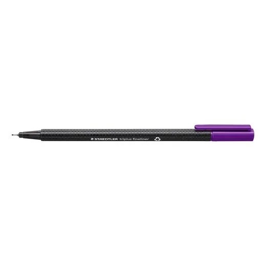 Liner, 0,3 mm, STAEDTLER "Triplus", tmavofialový
