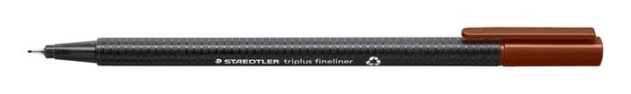 Liner, 0,3 mm, STAEDTLER "Triplus", stredne hnedý