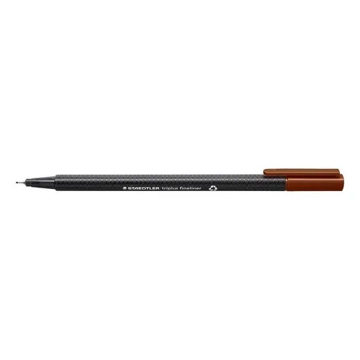 Liner, 0,3 mm, STAEDTLER "Triplus", stredne hnedý