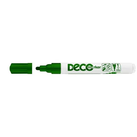 Lakový popisovač, 2-4 mm, ICO "Decomarker", zelený