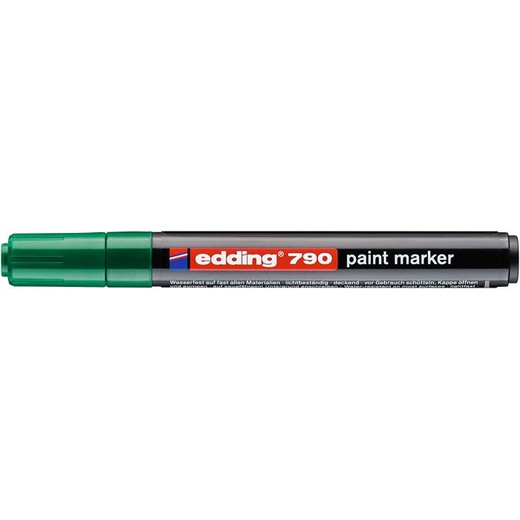 Lakový popisovač, 2-3 mm, EDDING "790", zelený