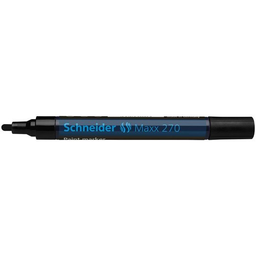 Lakový popisovač, 1-3 mm, SCHNEIDER "Maxx 270", čierny