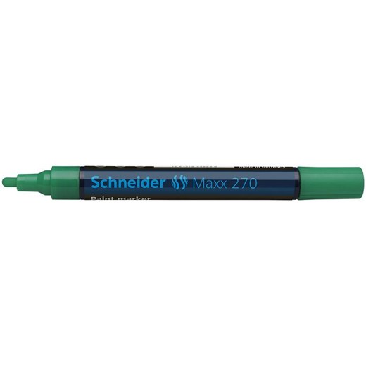 Lakový popisovač, 1-3 mm, SCHNEIDER "Maxx 270", zelený