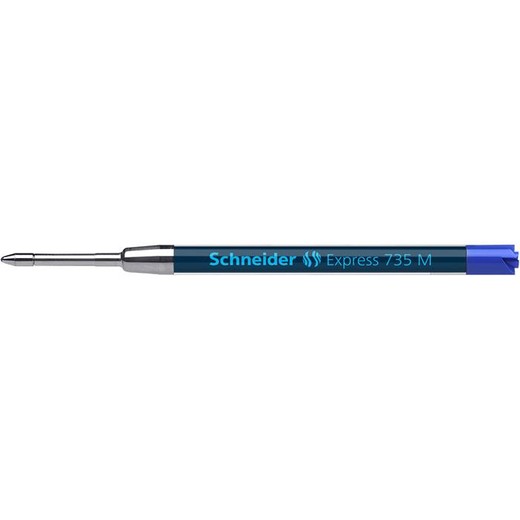 Náplň do guľôčkových pier, 0,5 mm, SCHNEIDER "Express 735", modrá