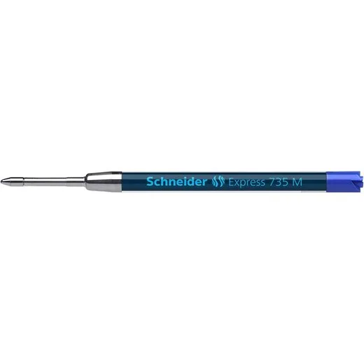 Náplň do guľôčkových pier, 0,5 mm, SCHNEIDER "Express 735", modrá