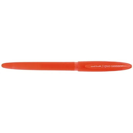 Gélové pero, 0,4 mm, s vrchnákom, UNI "UM-170", červené