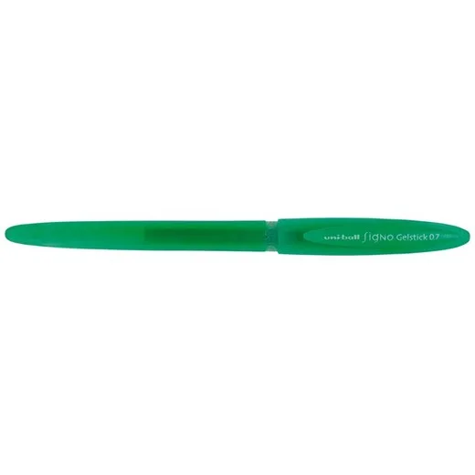 Gélové pero, 0,4 mm, s vrchnákom, UNI "UM-170", zelené