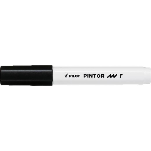 Dekoračný popisovač, 1 mm, PILOT "Pintor F", čierna