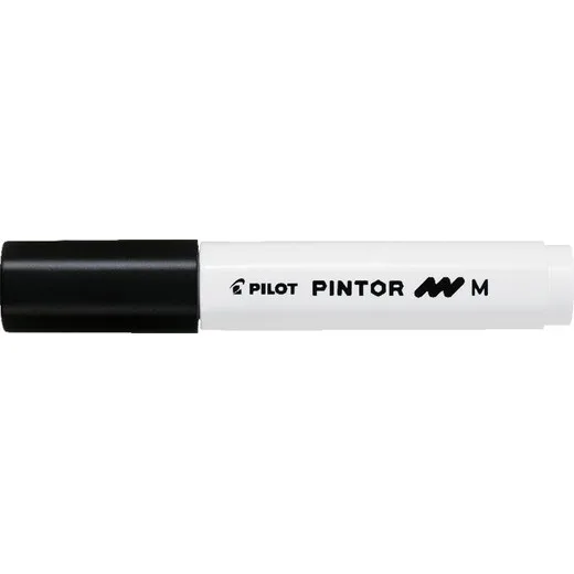 Dekoračný popisovač, 1,4 mm, PILOT "Pintor M", čierna