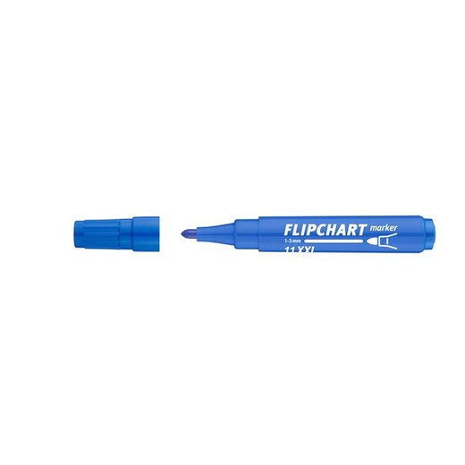 Popisovač na flipchartové tabule, 1-3 mm, kužeľový hrot, ICO "Artip 11 XXL", modrý