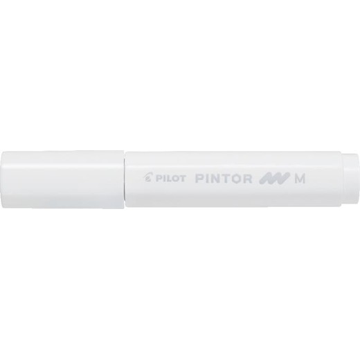 Dekoračný popisovač, 1,4 mm, PILOT "Pintor M", biely