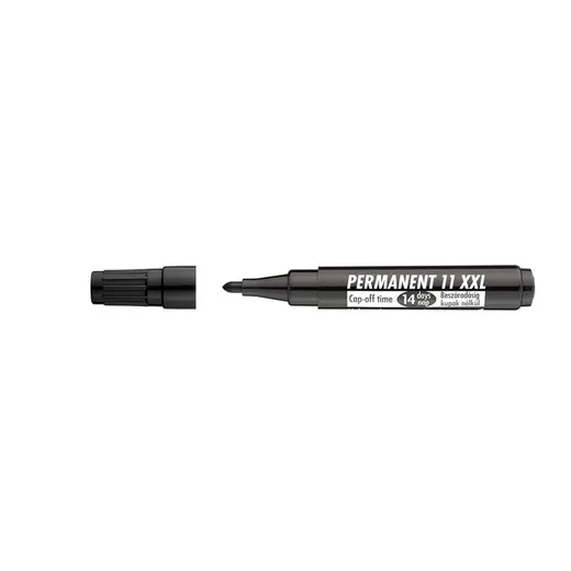 Permanentný popisovač, 1-3 mm, kužeľový hrot, ICO "Permanent 11 XXL", čierny