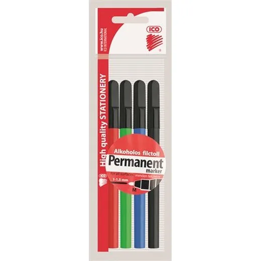 Permanentný popisovač "M", 4 ks