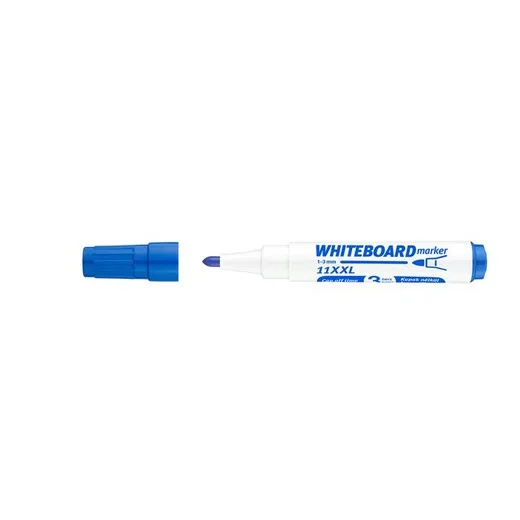 Popisovač na tabule a flipchartové tabule, 1-3 mm, kužeľový hrot, ICO "Plan 11 XXL", modrý