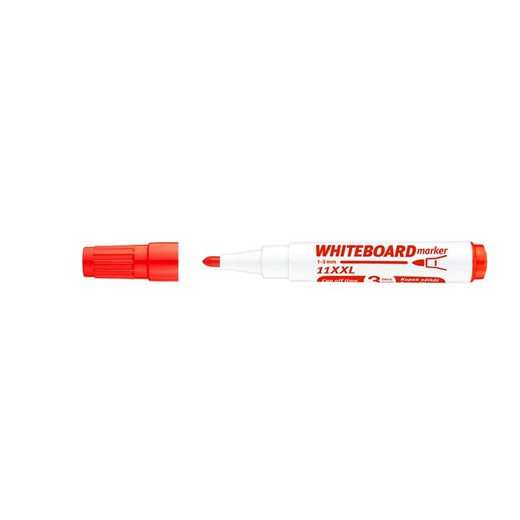 Popisovač na tabule a flipchartové tabule, 1-3 mm, kužeľový hrot, ICO "Plan 11 XXL", červený