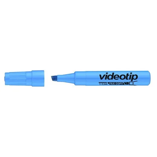 Zvýrazňovač, 1-4 mm, ICO "Videotip", modrý