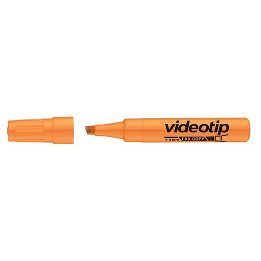 Zvýrazňovač, 1-4 mm, ICO "Videotip", oranžový