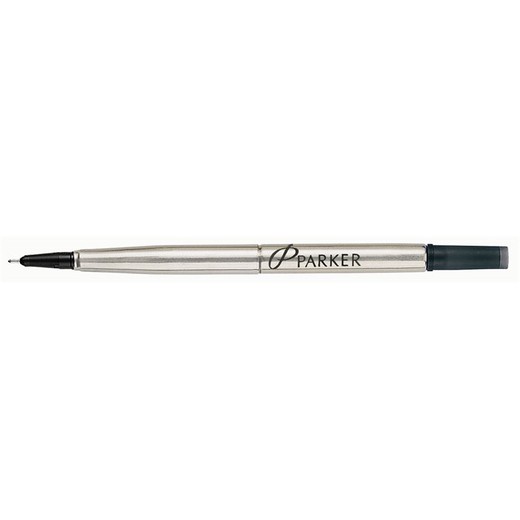 Náplň do rollera, 0,5 mm, F, veľkokapacitná, PARKER, "Royal", čierna