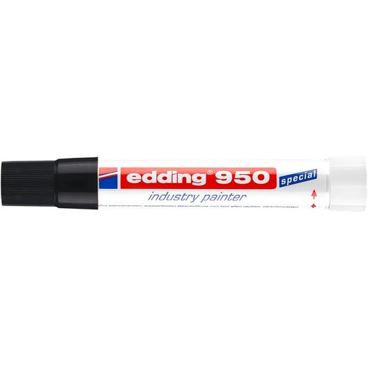 Permanentný popisovač, 10 mm, kužeľový, EDDING "950", čierny