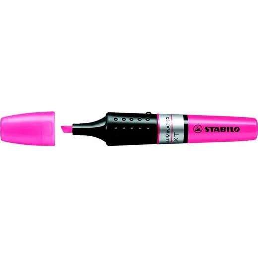 Zvýrazňovač, 2-5 mm, STABILO "Luminator", ružová