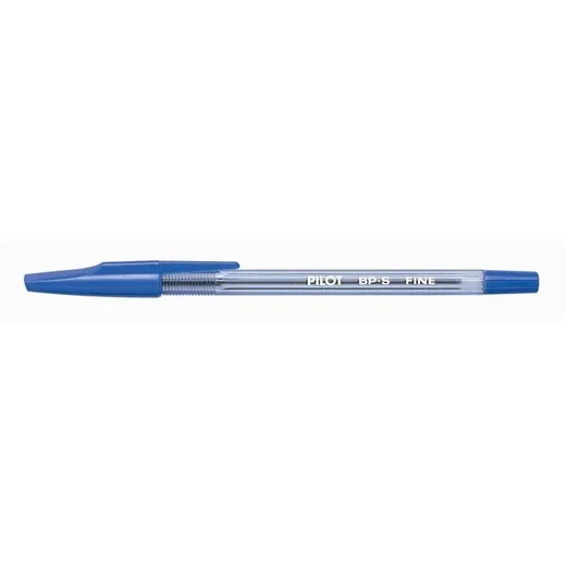 Guľôčkové pero, 0,27 mm, s vrchnákom PILOT "BP-S", modré