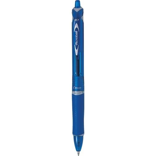 Guľôčkové pero, 0,25 mm, stláčací mechanizmus, PILOT "Acroball", modré