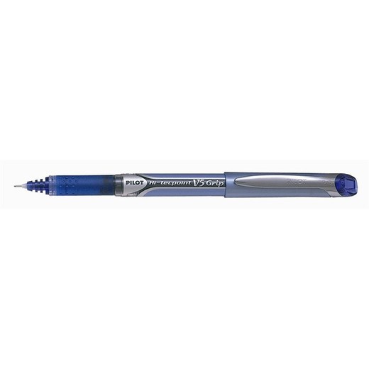 Roller, 0,3 mm, ostrý hrot, s vrchnákom, PILOT "Hi-Tecpoint V5 Grip", modrá