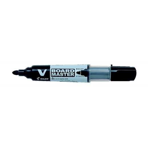 Popisovač na tabule, 2,3 mm, kužeľový, PILOT "V-Board Master", čierny