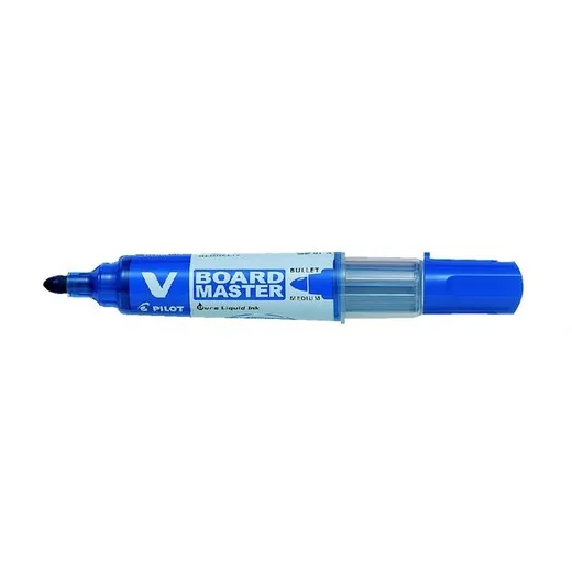 Popisovač na tabule, 2,3 mm, kužeľový, PILOT "V-Board Master", modrý