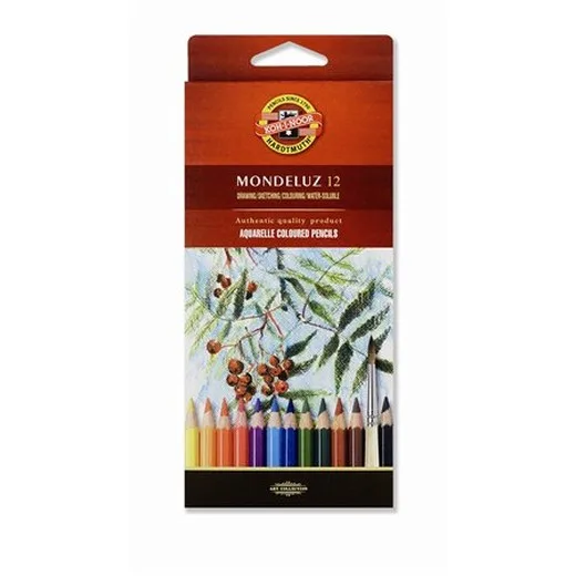 Farebné ceruzky KOH 3716/12 Mondeluz Aquarell