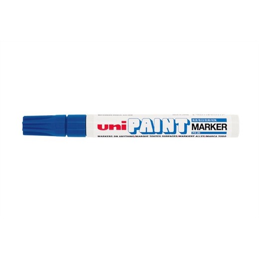 Lakový popisovač, 2,2-2,8 mm, UNI "PX-20", modrý