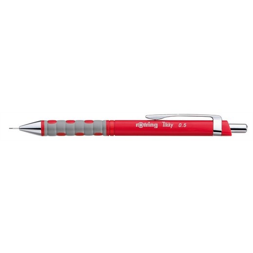 Mikroceruzka, 0,5 mm, ROTRING "Tikky", červená