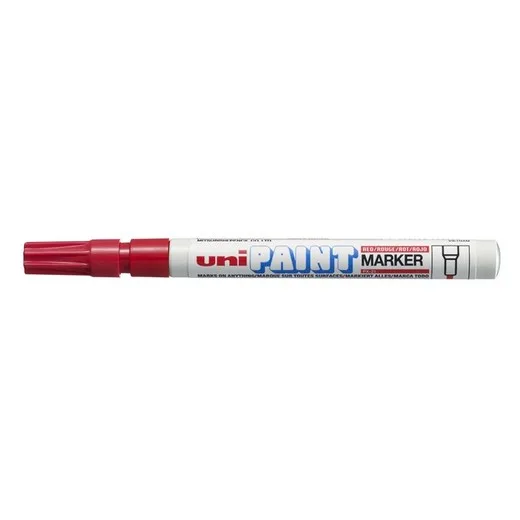 Lakový popisovač, 0,8-1,2 mm, UNI "PX-21", červený
