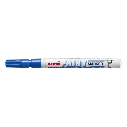 Lakový popisovač, 0,8-1,2 mm, UNI "PX-21", tmavomodrý