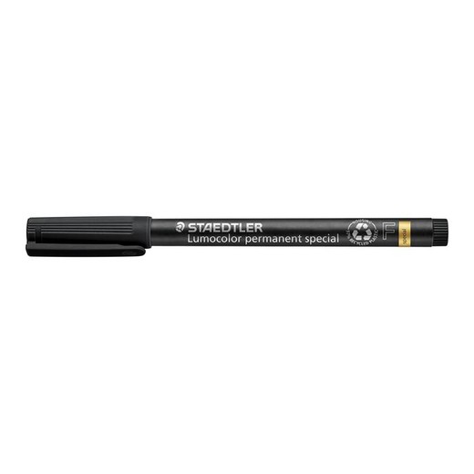 Permanentný popisovač, 0,6 mm, STAEDTLER "Lumocolor Special", čierny