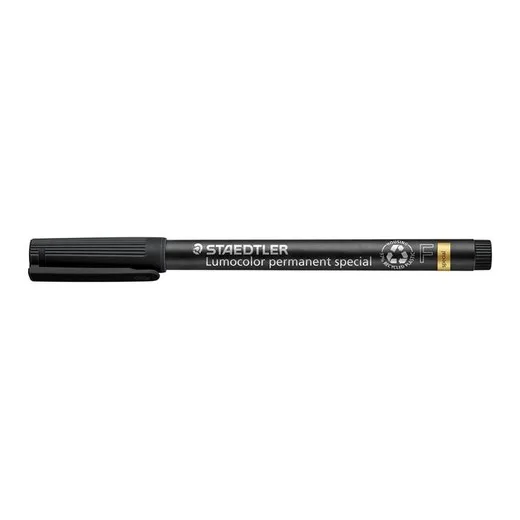 Permanentný popisovač, 0,6 mm, STAEDTLER "Lumocolor Special", čierny
