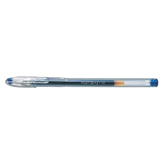 Gelové pero, PILOT "G-1", 0,32 mm, s vrchnákom, modré