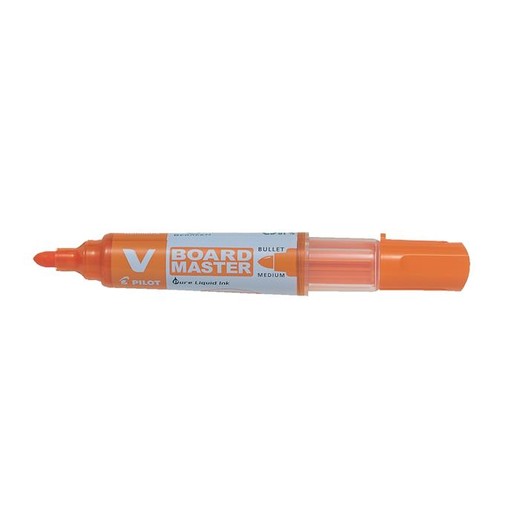 Popisovač na tabule, 2,3 mm, kužeľový, PILOT "V-Board Master", oranžový
