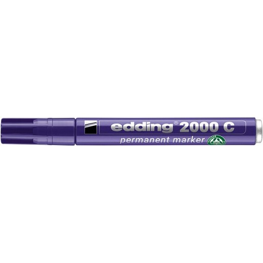 Permanentný popisovač, 1,5-3 mm, kužeľový hrot, EDDING "2000", fialový