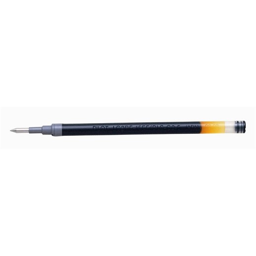 Náplň do gelového pera, 0,25 mm, k perám so stláčacím mechanizmom, PILOT, čierna